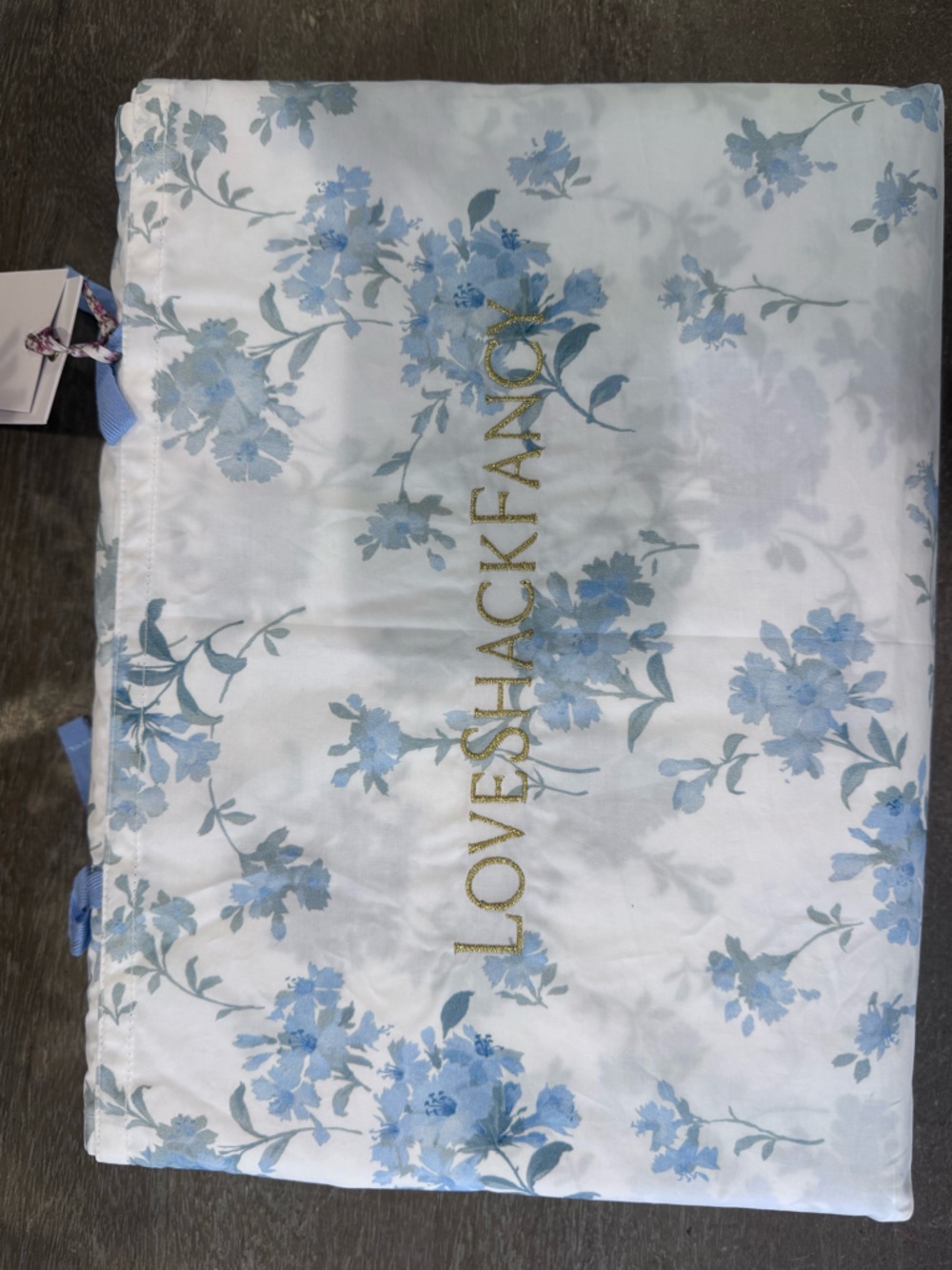 LoveShackFancy Twin Duvet Moonlight Shadow NWT
